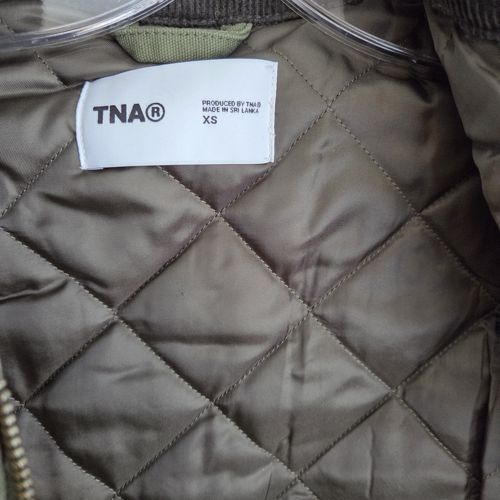 TNA Olive Dale Utility Chore Barn Jacket Lined Boxy XS NWT - Picture 5 of 15